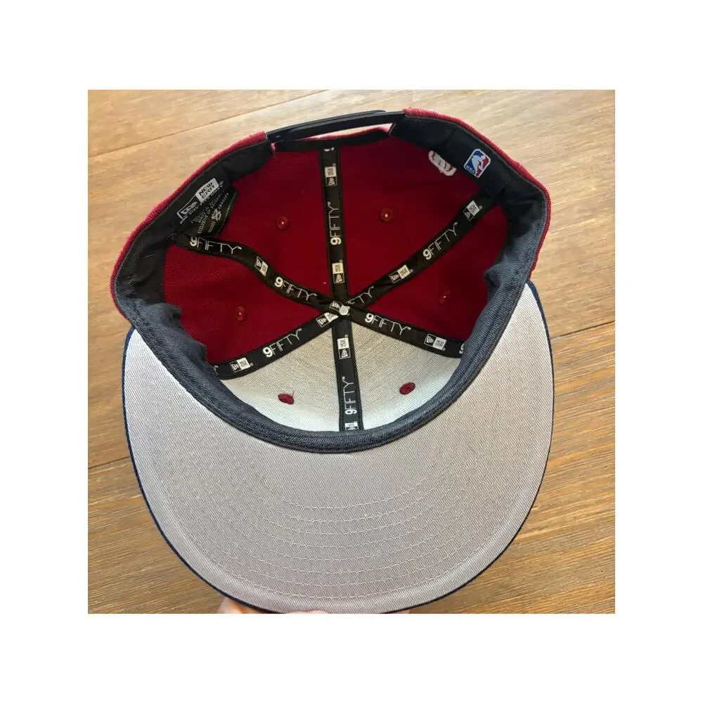 New Era Cleveland Cavaliers CAVS NBA 9FIFTY Snapback Hat Maroon Navy OSFM
